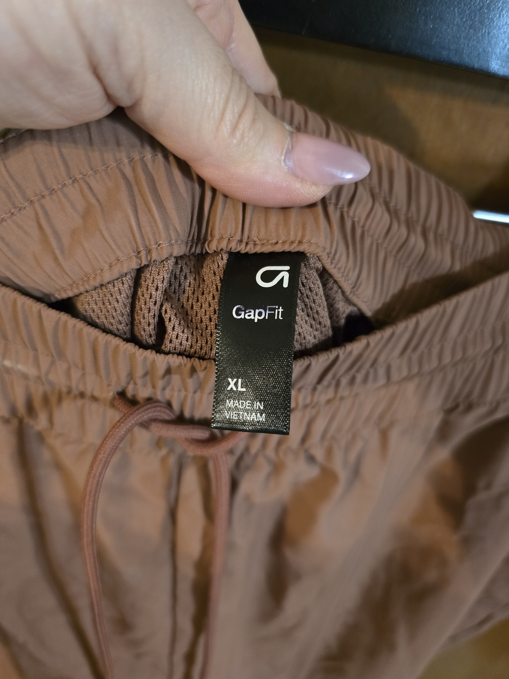 Athleta Rust-Brown Track Joggers - Picture 3 of 3